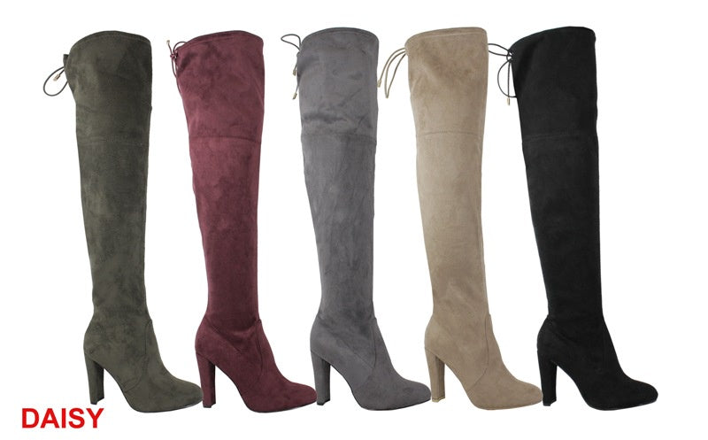 DAISY Women's Knee High Dress Boots - ShoeTimeStores