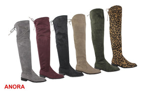ANORA -  Trendy Low Block Heel Comfortable Boot - ShoeTimeStores
