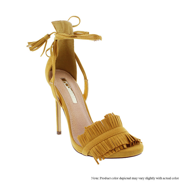 ASUKA-98 Ankle Strap Stilettos High Heels For Women's - ShoeTimeStores