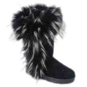 FROZEN-11 Women's Winter Ankle Fur Cuffy Boots