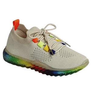 GABBY-68 Women Rainbow Sole Sneaker's Shoes