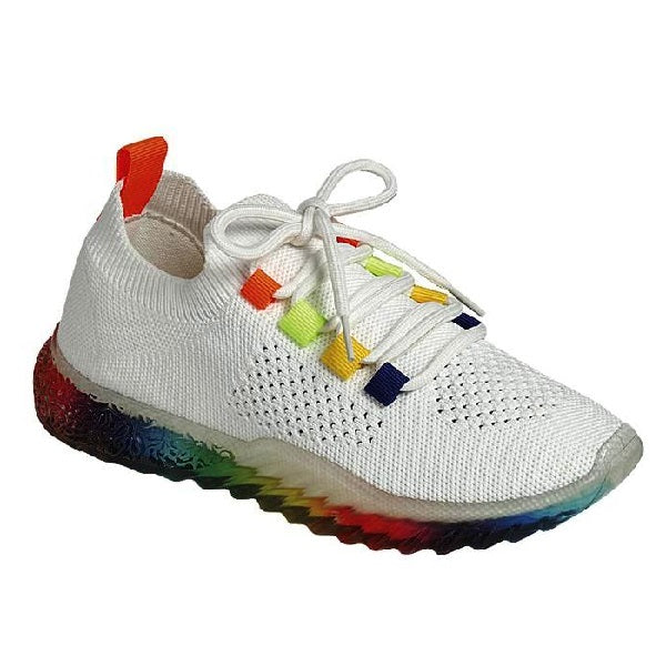 GABBY-68 Women Rainbow Sole Sneaker's Shoes