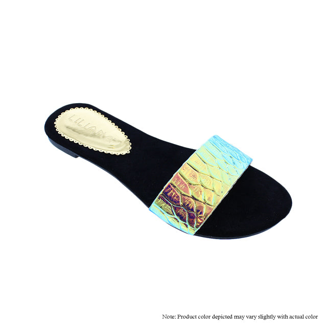 REY-1 - flat slide sandals womens - ShoeTimeStores