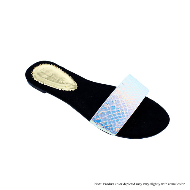 REY-1 - flat slide sandals womens - ShoeTimeStores