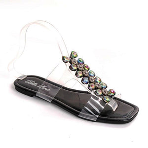 VIVI-03 - Women's Clear Band Slipper Sandals