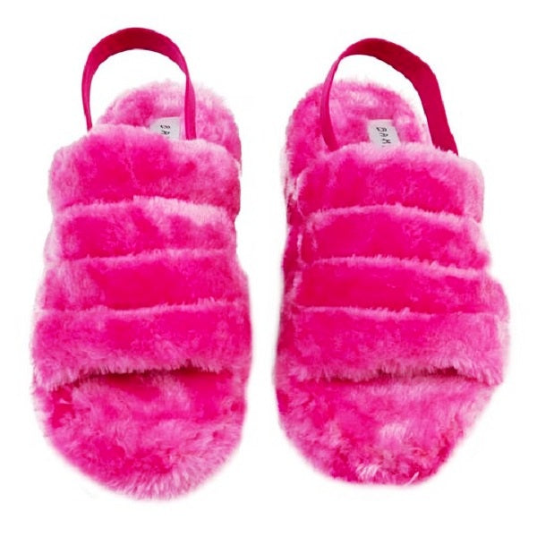 WARMNESS-02  Women's Fluff  Slide Slipper - Comfortable Sandal