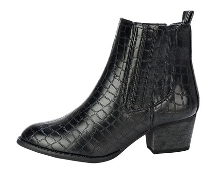 MONTANA-02 Block Heel Ankle Booties For Ladies - ShoeTimeStores