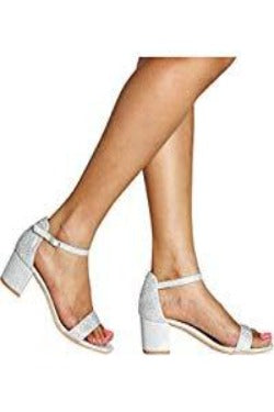GLAD-06 Women's Ankle Strap Block Heels - ShoeTimeStores