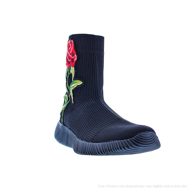 GEEZY-9 Women's Flower Print Socks Booties
