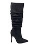 LOPEZ-1 Knee High Thigh High Stilettos High heels For Women's - ShoeTimeStores